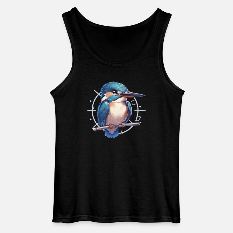 Eisvögel Eisvogel - Gildan Männer Tank Top - Schwarz