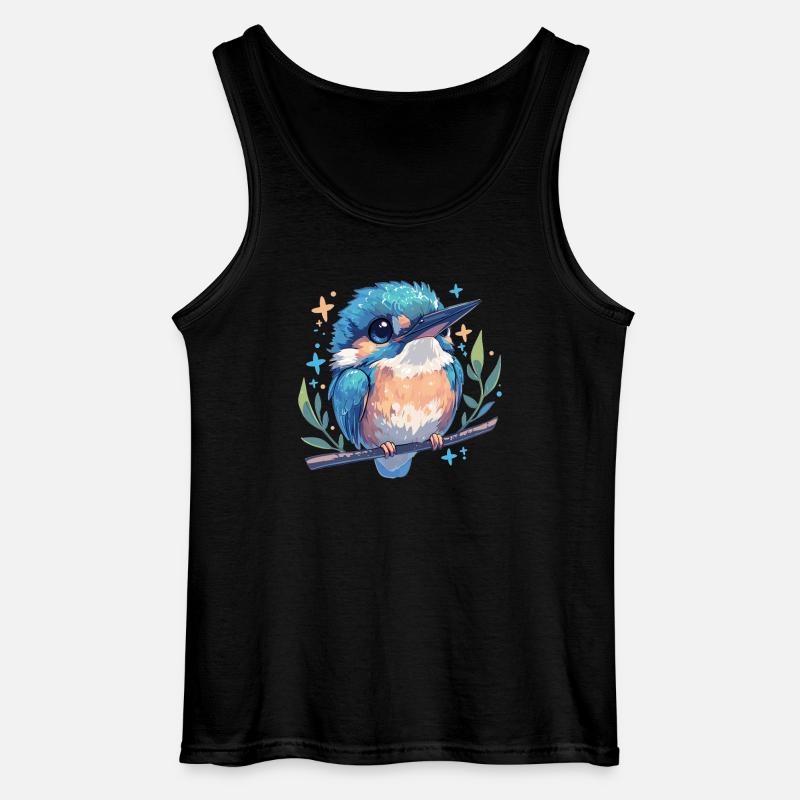 Eisvögel Eisvogel - Gildan Männer Tank Top - Schwarz