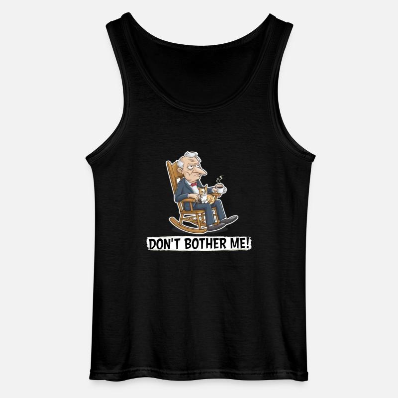 GRINIG GUBBE - Gildan tanktopp herr - svart