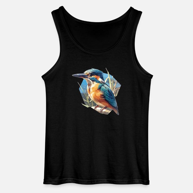 Eisvögel Eisvogel - Gildan Männer Tank Top - Schwarz