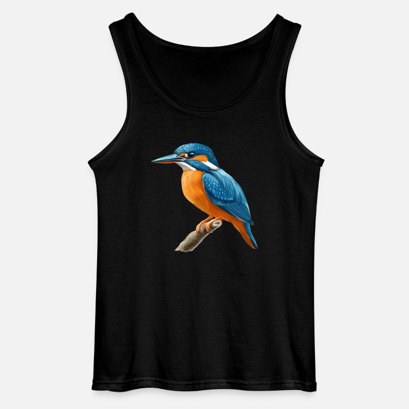 Eisvögel Eisvogel - Gildan Männer Tank Top - Schwarz
