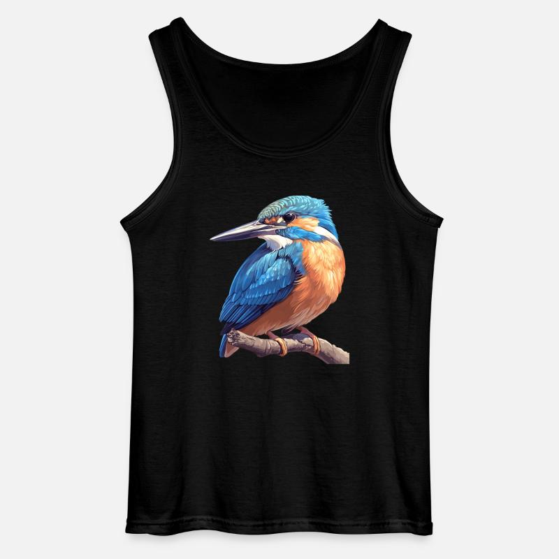 Eisvögel Eisvogel - Gildan Männer Tank Top - Schwarz