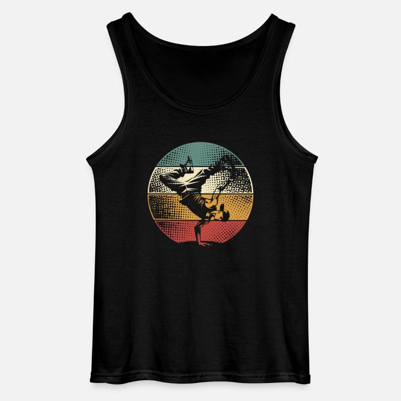 Breakdance - Gildan Männer Tank Top - Schwarz