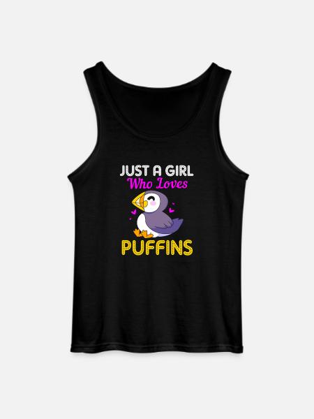 Papageientaucher Puffin - Gildan Men’s Tank Top - black