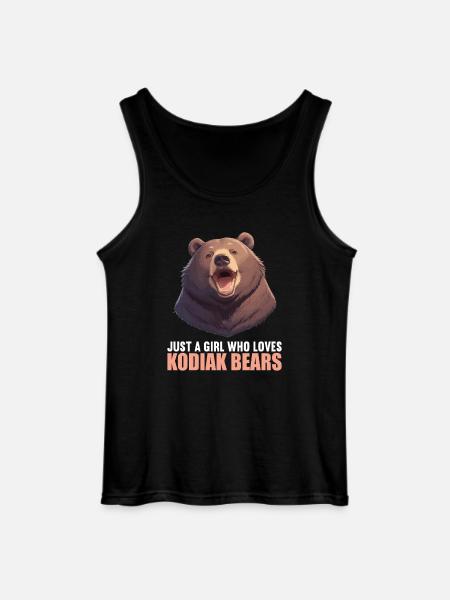 Kodiak Bear Kodiak Bear - Gildan Men’s Tank Top - black