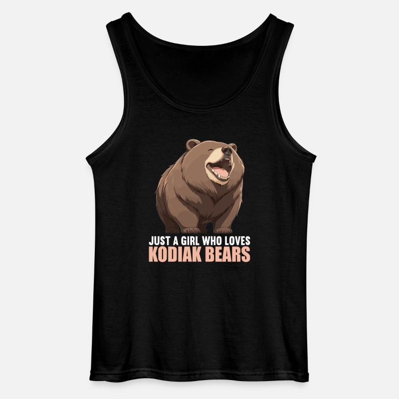 Kodiak Bear Kodiak Bear - Gildan Men’s Tank Top - black