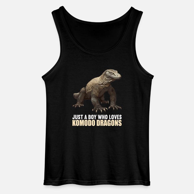 Komodowarane Komodowaran - Gildan Männer Tank Top - Schwarz
