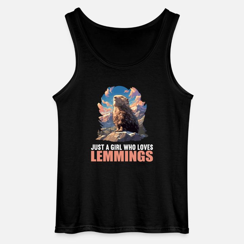 Lemminge Lemming - Gildan Männer Tank Top - Schwarz