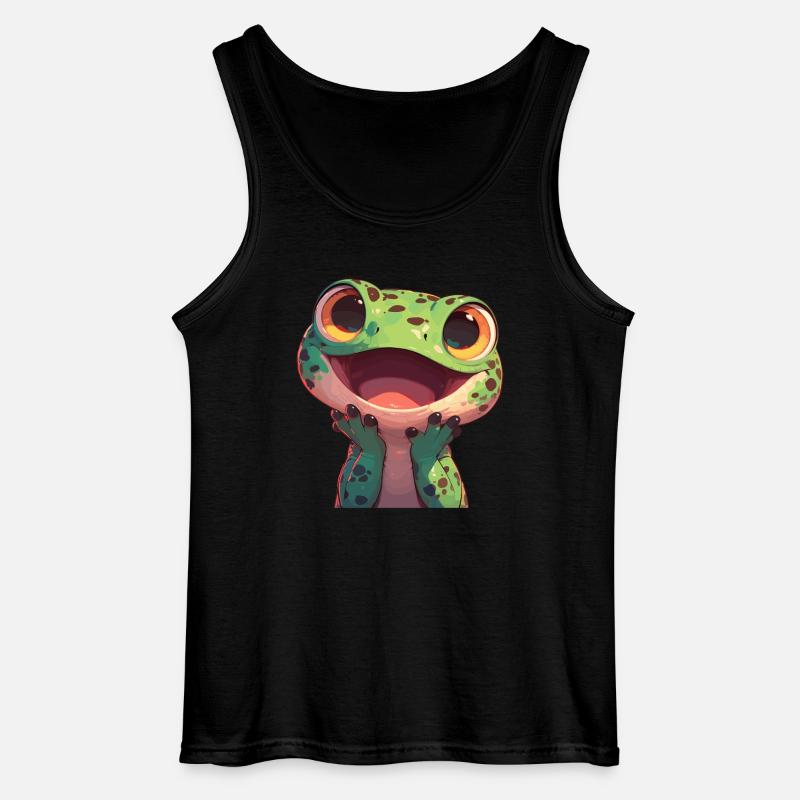 Eidechsen Eidechse - Gildan Männer Tank Top - Schwarz