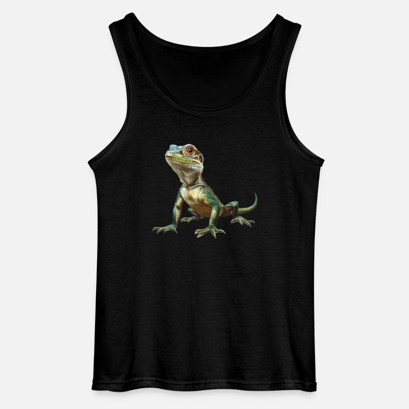 Lizards Lizard - Gildan Men’s Tank Top - black