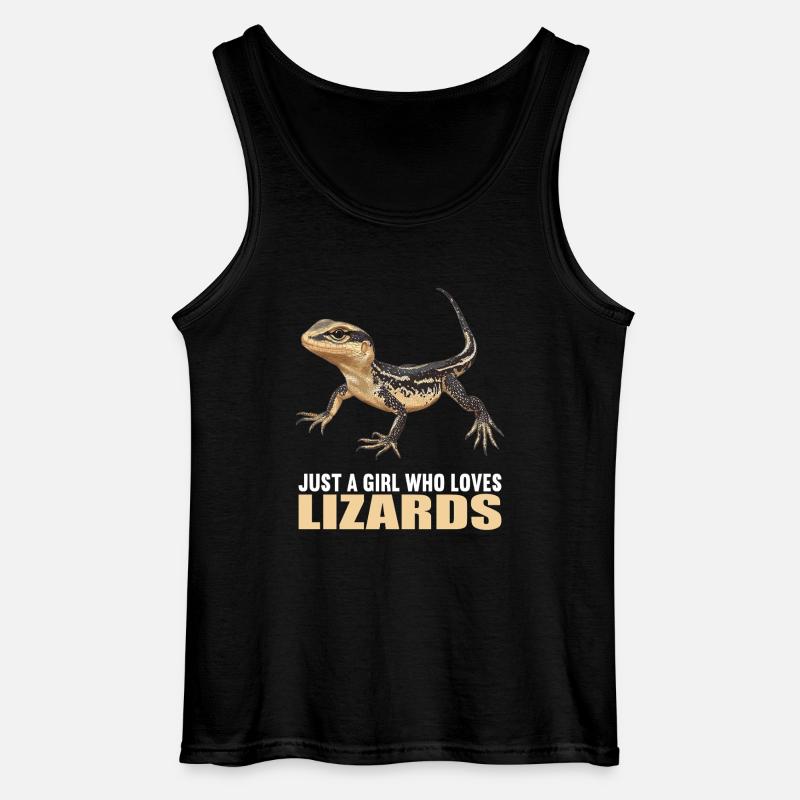 Eidechsen Eidechse - Gildan Männer Tank Top - Schwarz