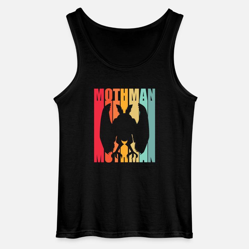 Mottenmann - Gildan Männer Tank Top - Schwarz