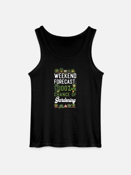 Plant Lover Gardening Weekend - Gildan Men’s Tank Top - black
