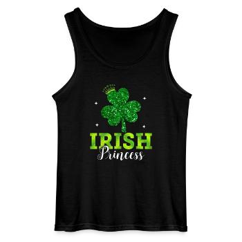 Irische Prinzessin - Gildan Männer Tank Top - Schwarz - Vorne - AI Model Male 185 dark (185cm)
