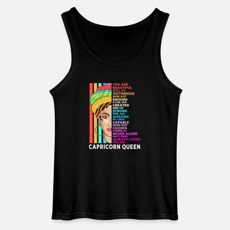 Sternzeichen Steinbock - Gildan Männer Tank Top - Schwarz