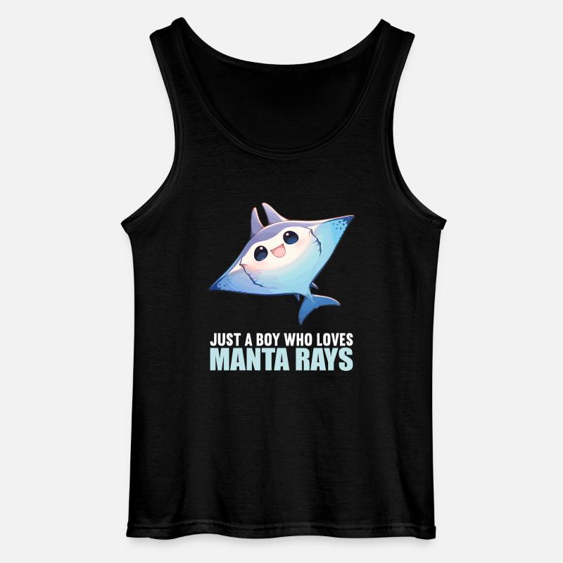 Mantas Manta Rochen - Gildan Männer Tank Top - Schwarz