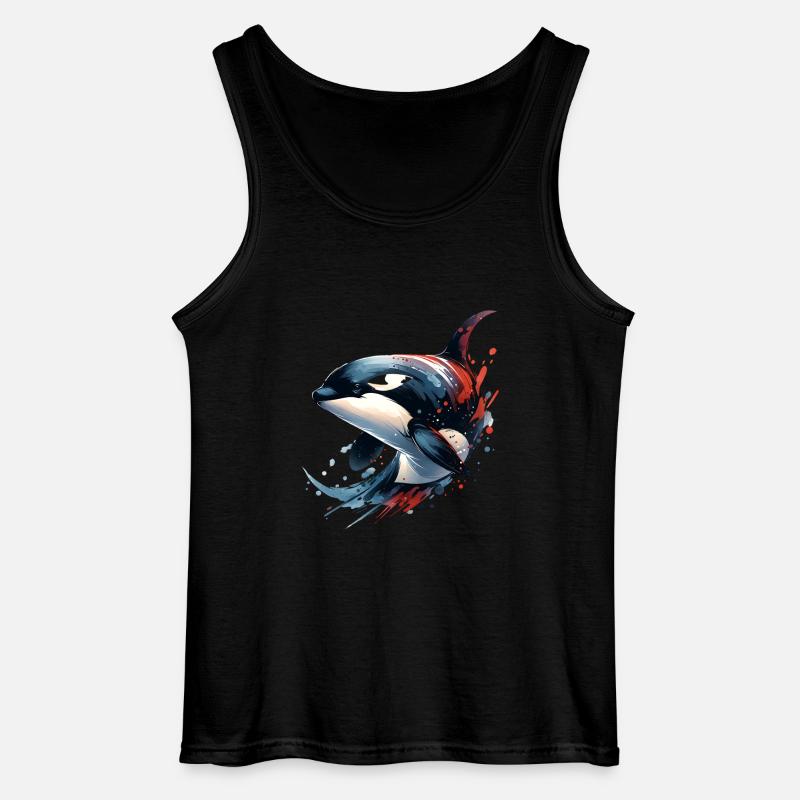 Spækhugger Spækhugger - Gildan tanktop til mænd - sort