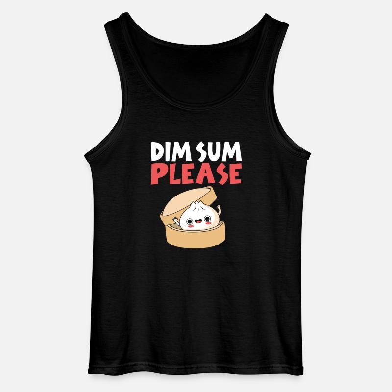 Dim Sum - Gildan Männer Tank Top - Schwarz
