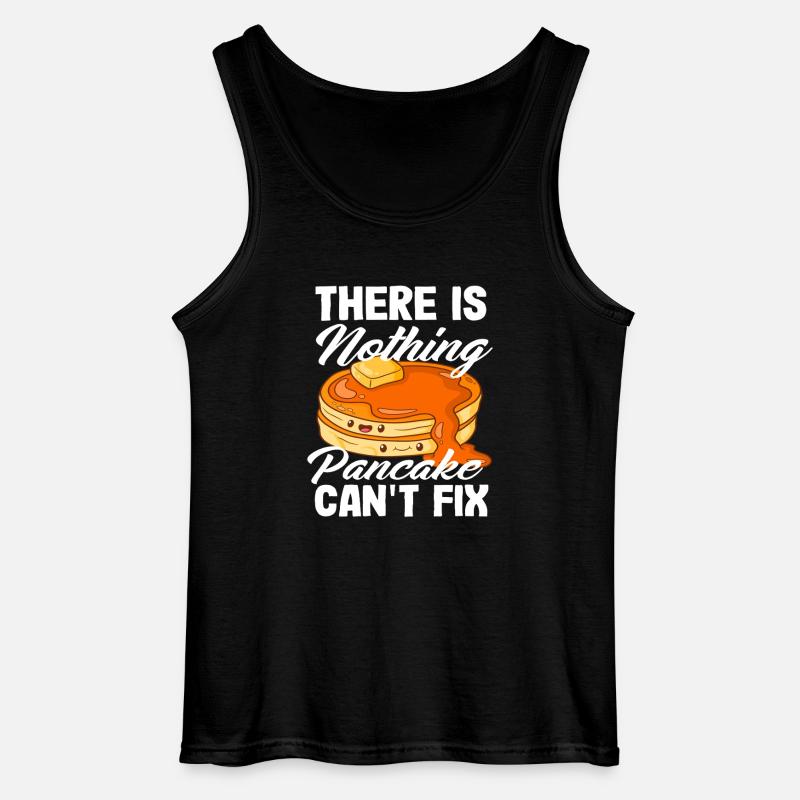 Nothing pancakes can't fix - Gildan Men’s Tank Top - black