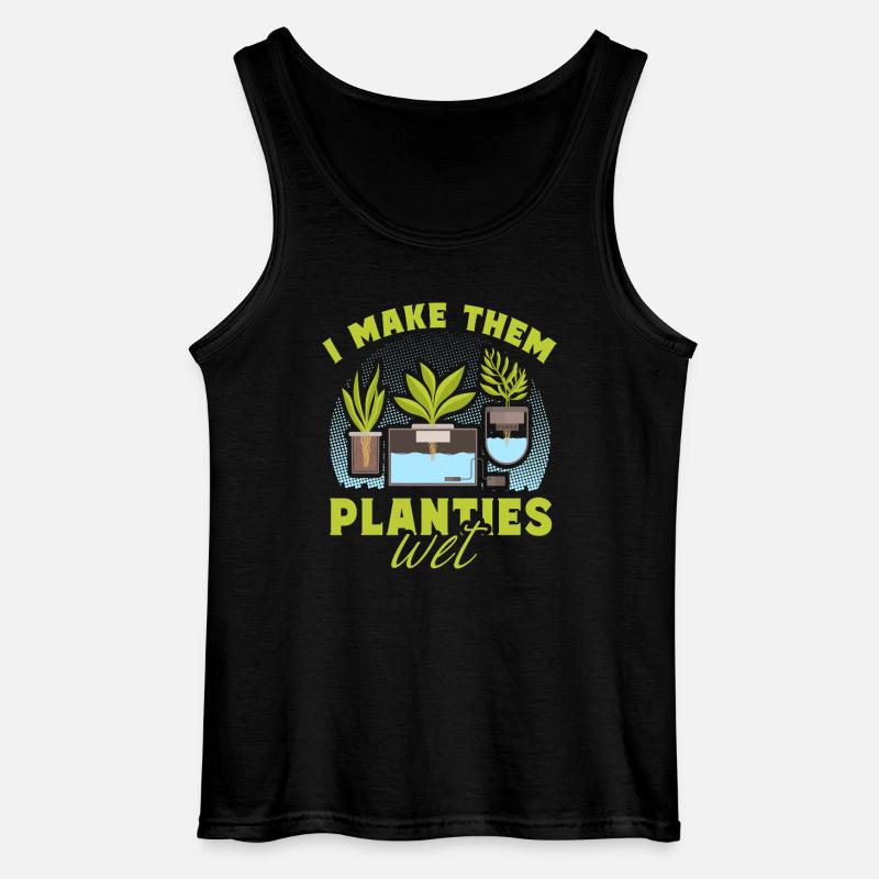 Ich mache sie nass - Gildan Männer Tank Top - Schwarz
