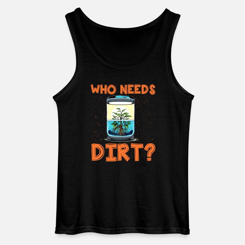 Wer braucht schon Dreck? - Gildan Männer Tank Top - Schwarz