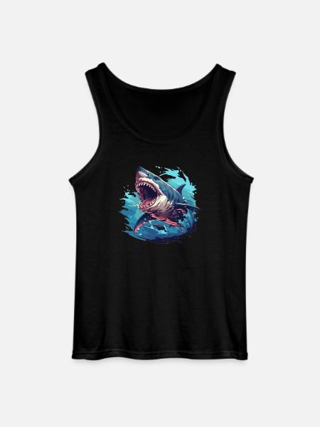 Requins Requin - Débardeur Gildan Homme - noir