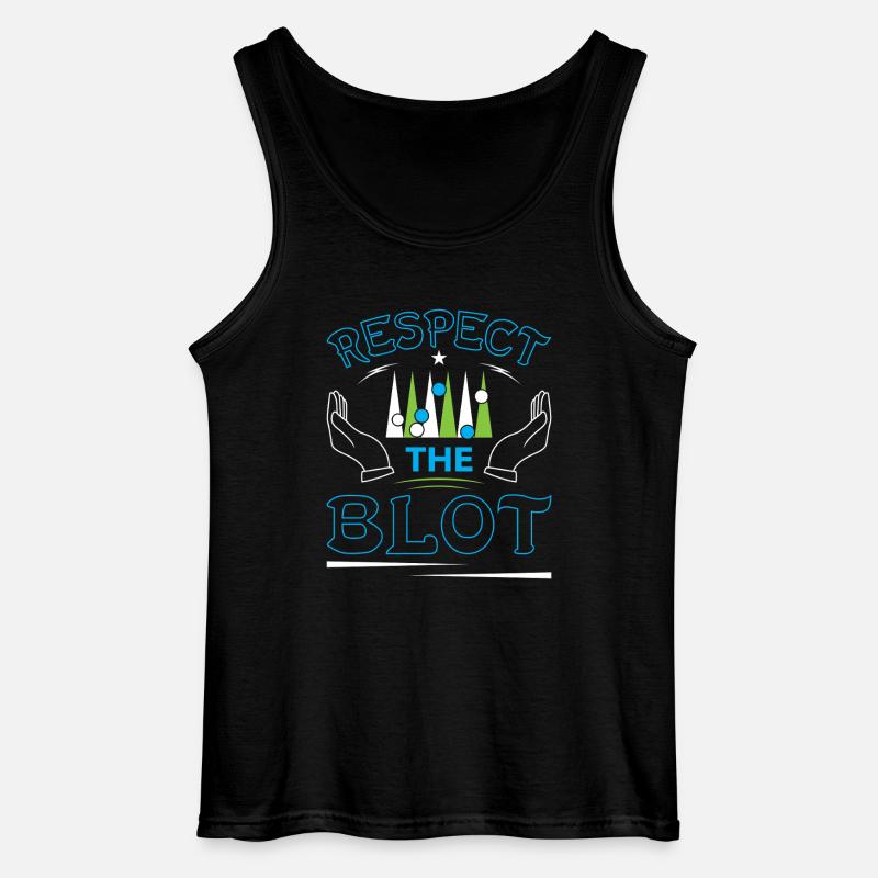 Backgammon Spiel - Gildan Männer Tank Top - Schwarz