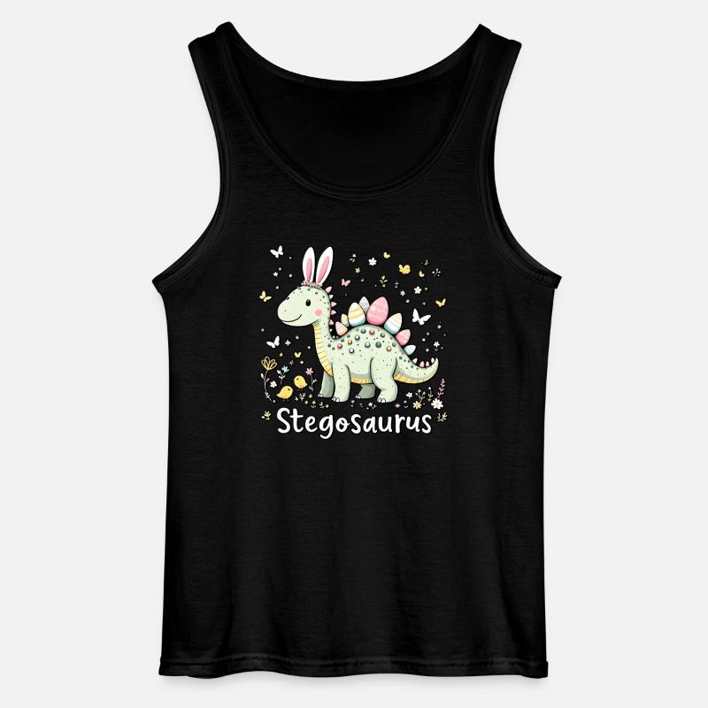 Stegosaurus - Gildan Männer Tank Top - Schwarz