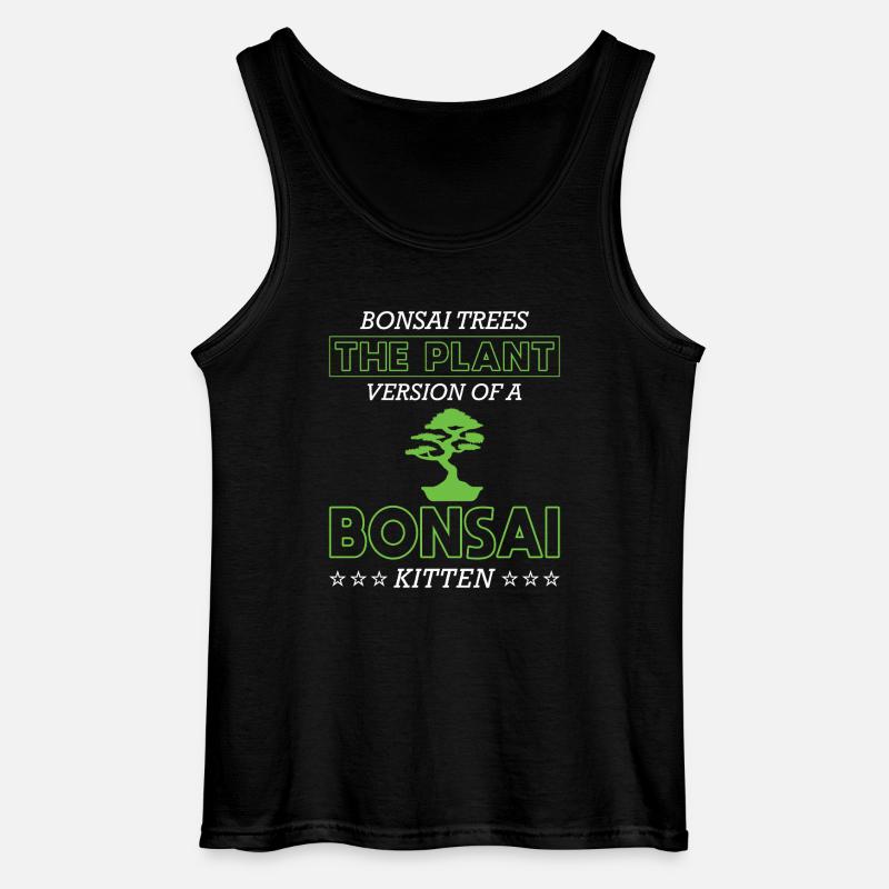 Bonsai Tree - Gildan Männer Tank Top - Schwarz