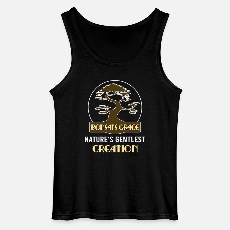 Bonsai Tree - Gildan Männer Tank Top - Schwarz