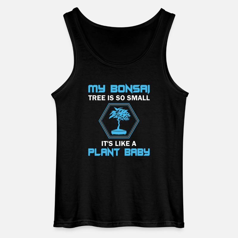 Bonsai Tree - Gildan Männer Tank Top - Schwarz