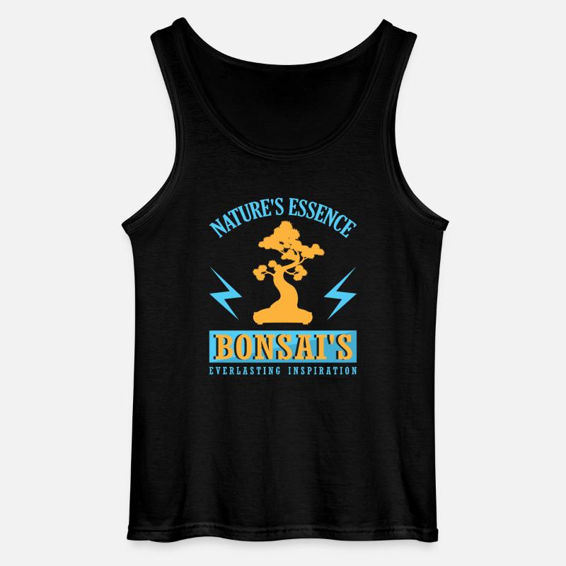 Bonsai Tree - Gildan Männer Tank Top - Schwarz