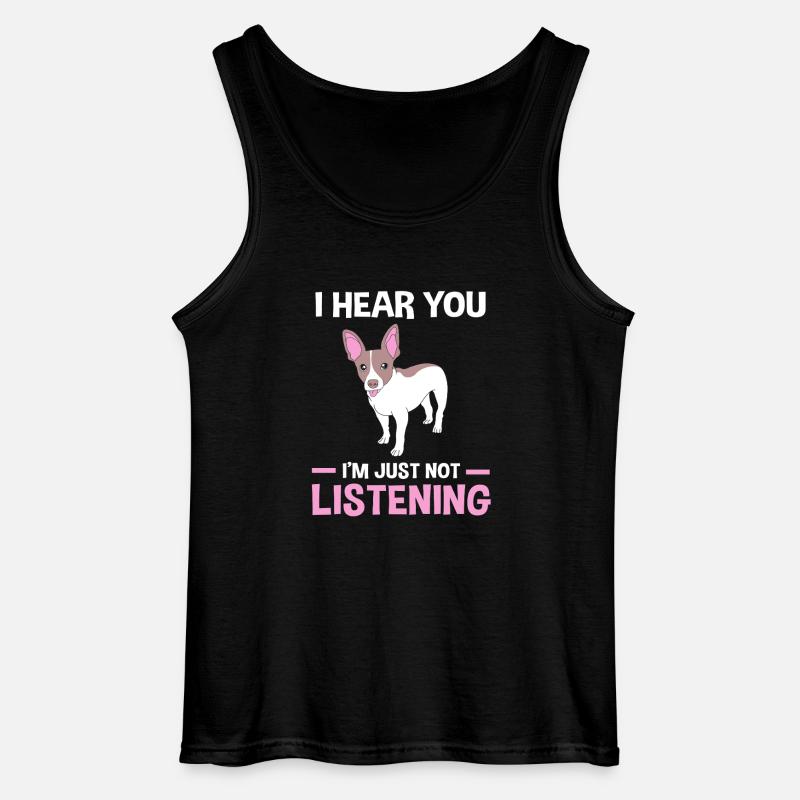 Rat Terrier - Gildan Männer Tank Top - Schwarz