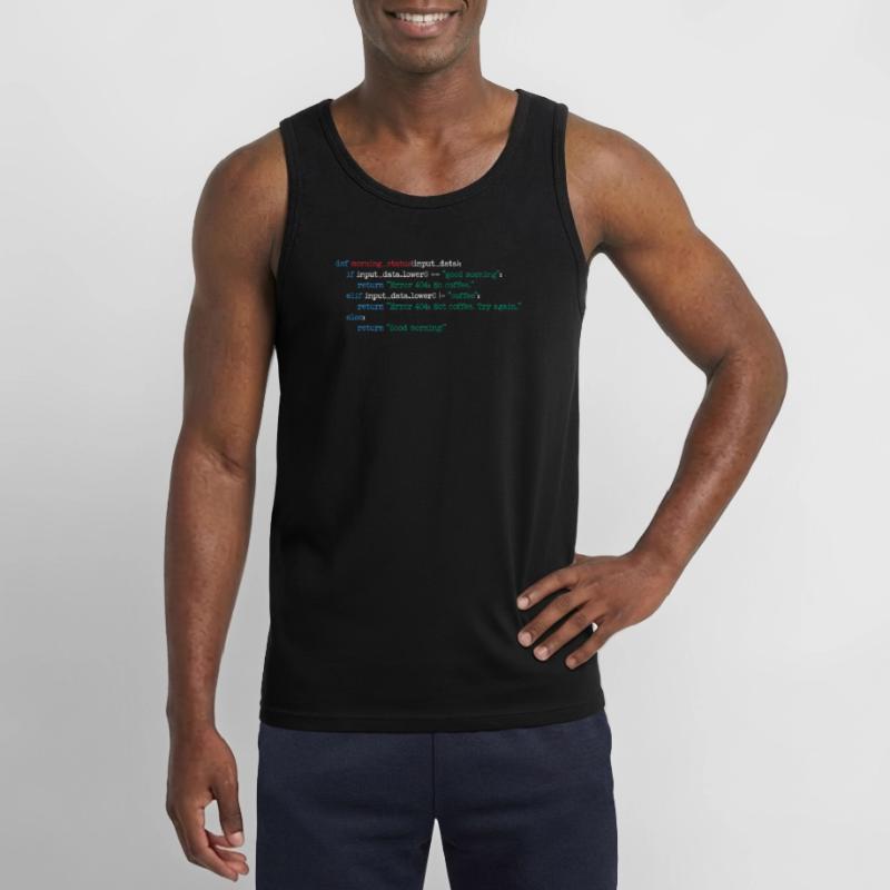 Programmeur Café Code Informatique Cadeau Débardeur Gildan Homme