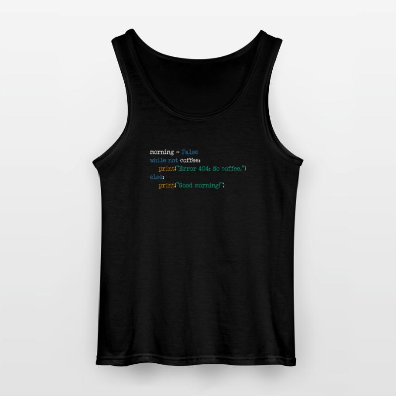Informatik Kaffee Code Programmierer Geschenk Gildan Männer Tank Top