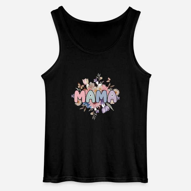 Mama - Gildan Männer Tank Top - Schwarz