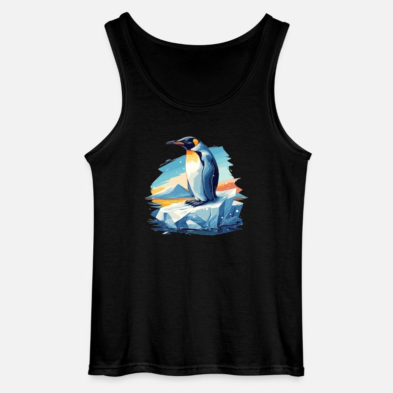 Penguins Penguin - Gildan Men’s Tank Top - black