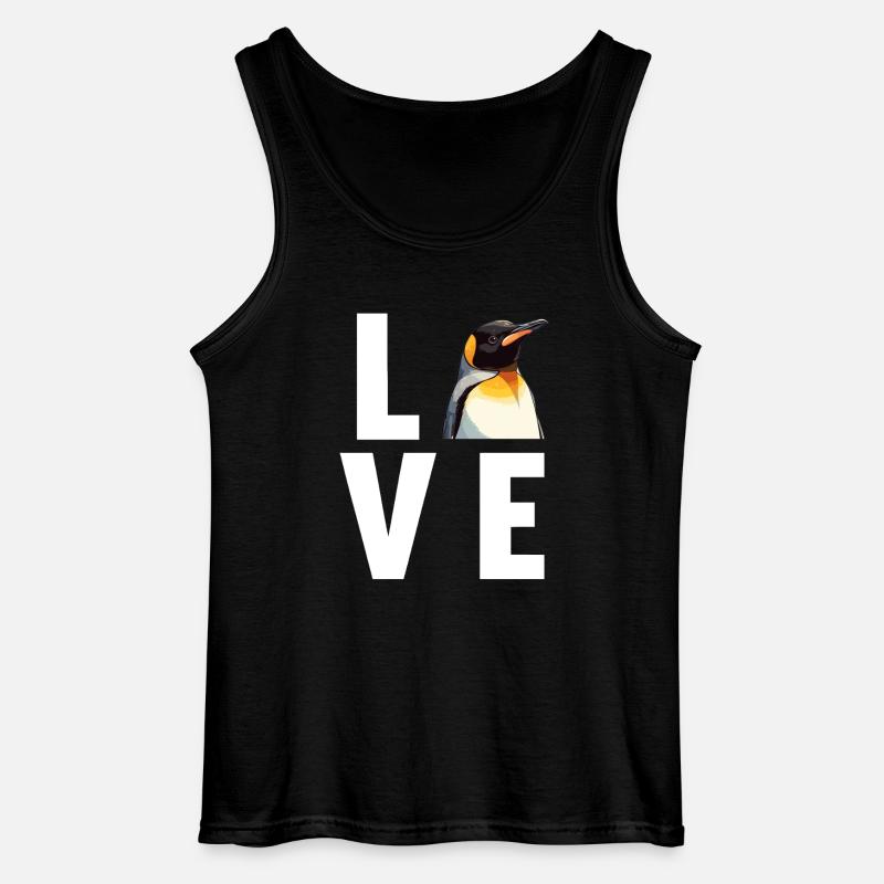 Pinguine Pinguin - Gildan Männer Tank Top - Schwarz