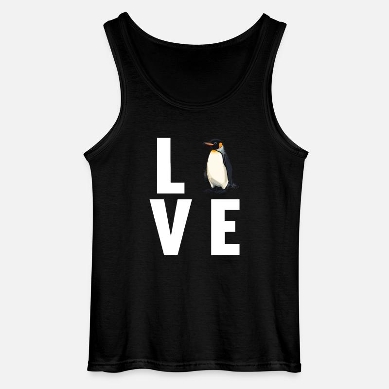 Pinguine Pinguin - Gildan Männer Tank Top - Schwarz