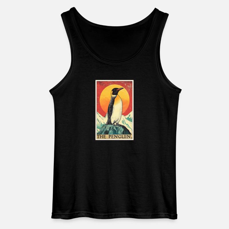Pinguine Pinguin - Gildan Männer Tank Top - Schwarz