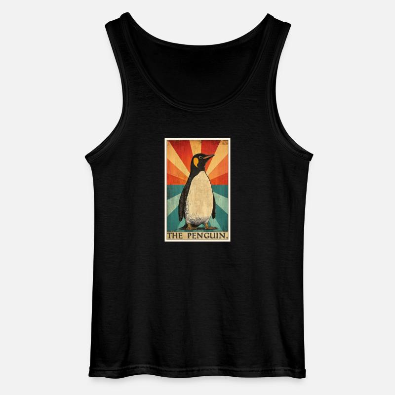 Pinguine Pinguin - Gildan Männer Tank Top - Schwarz