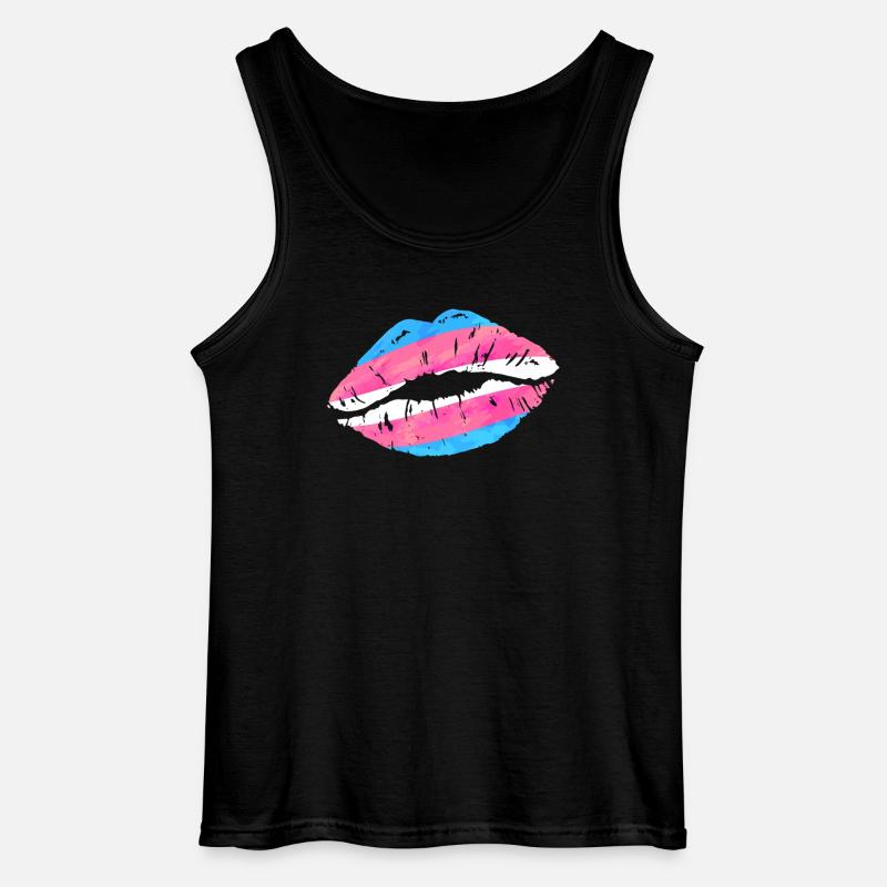 Transgender Trans LGBT Pride - Gildan Männer Tank Top - Schwarz