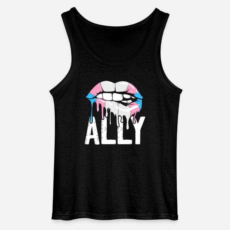 Transgender Trans LGBT Pride - Gildan Männer Tank Top - Schwarz