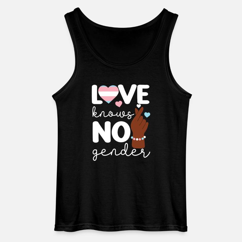Transgender Trans LGBT Pride - Gildan Männer Tank Top - Schwarz