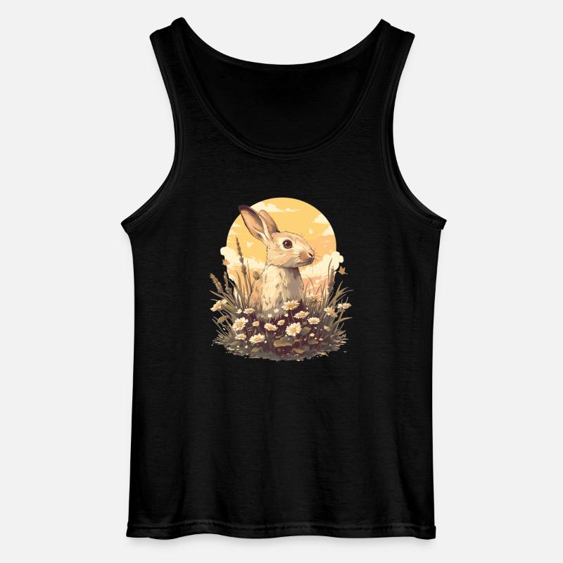 Bunny Bunny - Gildan Men’s Tank Top - black