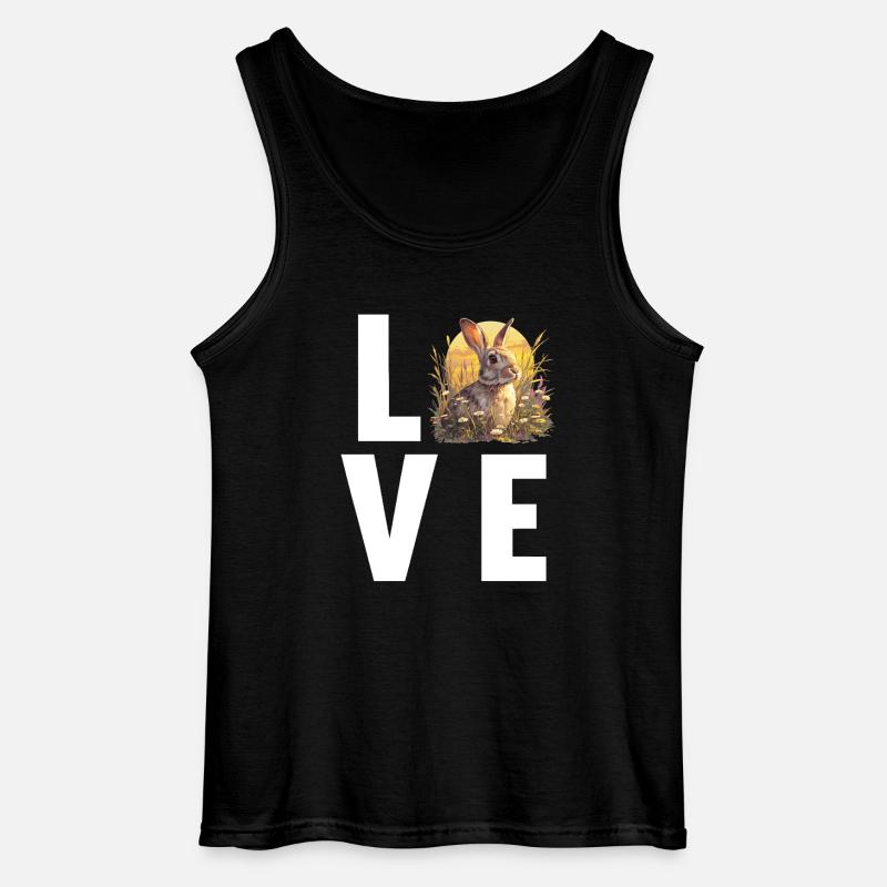 Bunny Bunny - Gildan Men’s Tank Top - black