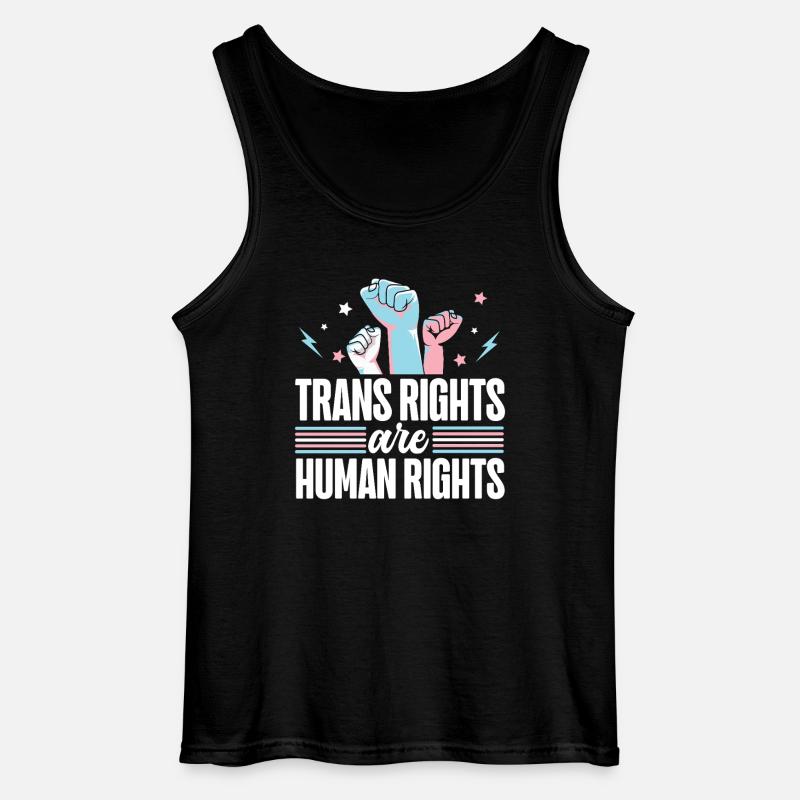 Transgender Trans LGBT Pride - Gildan Männer Tank Top - Schwarz
