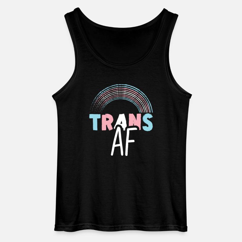 Transgender Trans LGBT Pride - Gildan Männer Tank Top - Schwarz