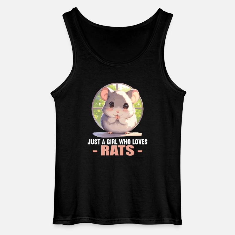 Ratten Ratte - Gildan Männer Tank Top - Schwarz