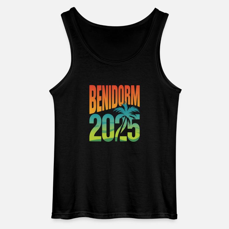 Benidorm 2025 - Gildan Männer Tank Top - Schwarz